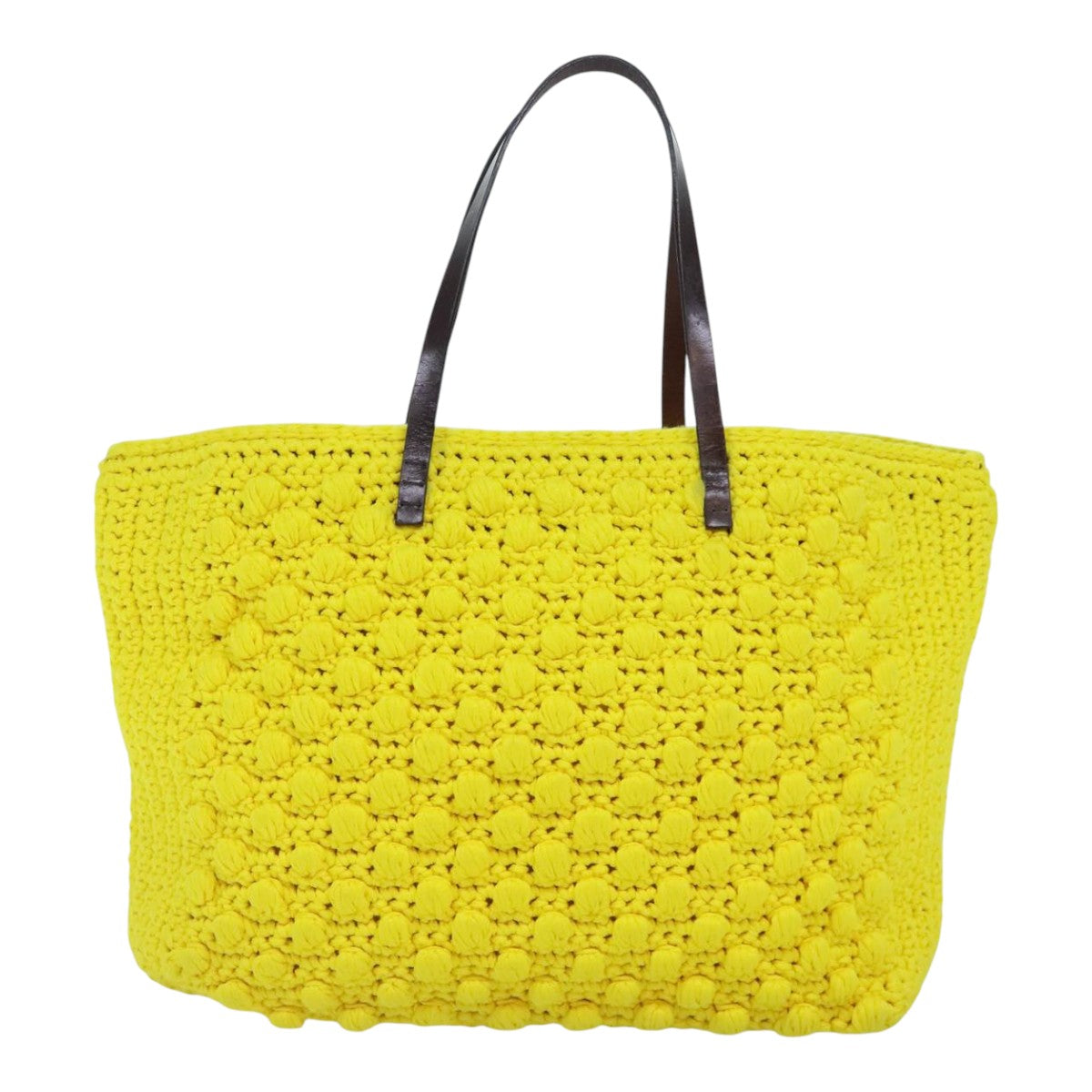 Fendi Yellow Cotton Tote Bag ()