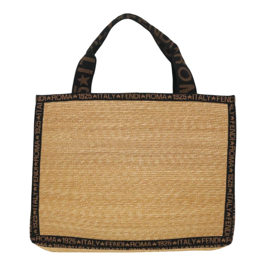 Fendi Beige Wood Tote Bag () | Studio Nafay
