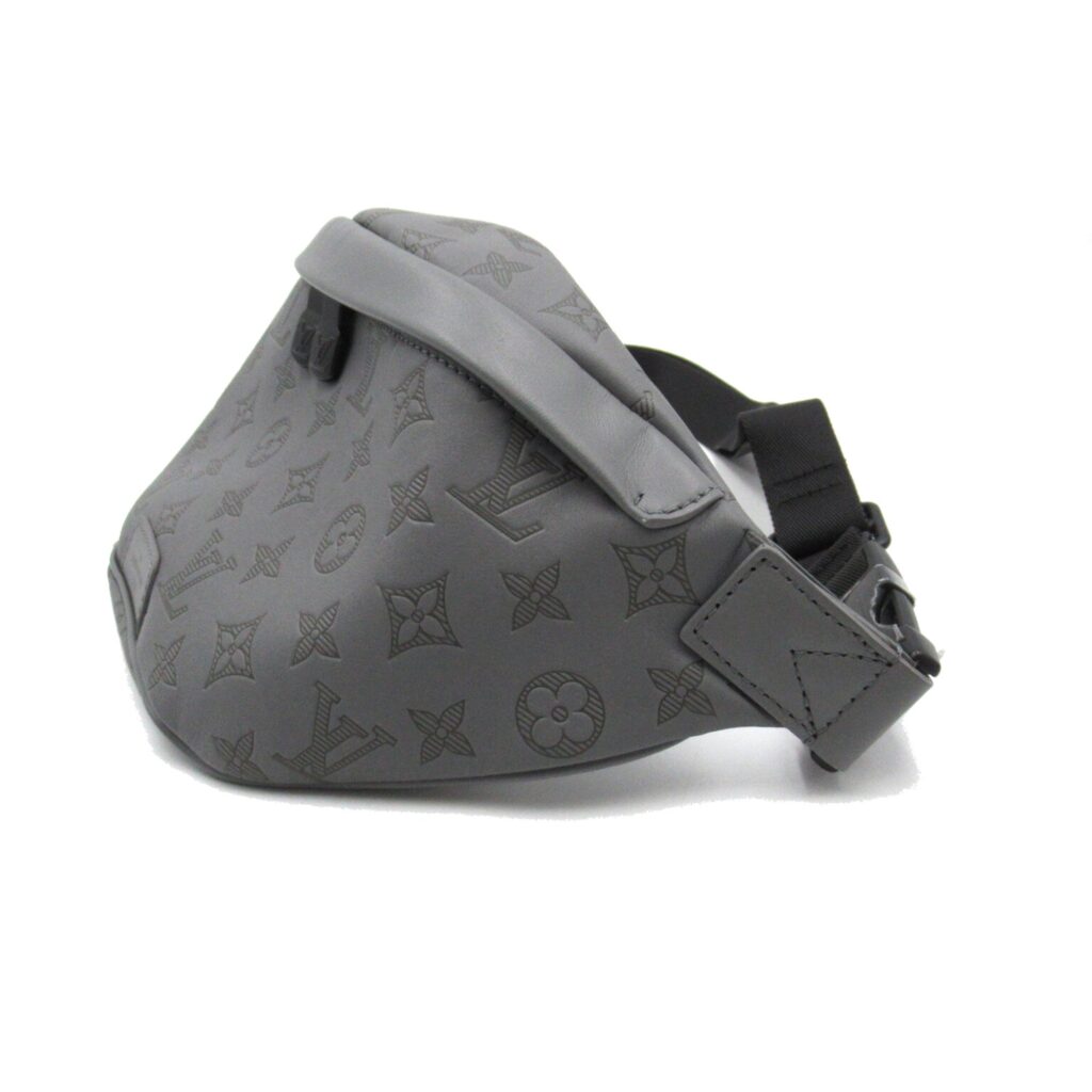 LOUIS VUITTON Discovery Bumbag PM Gray Monogram Shadow leather - Product Image 2