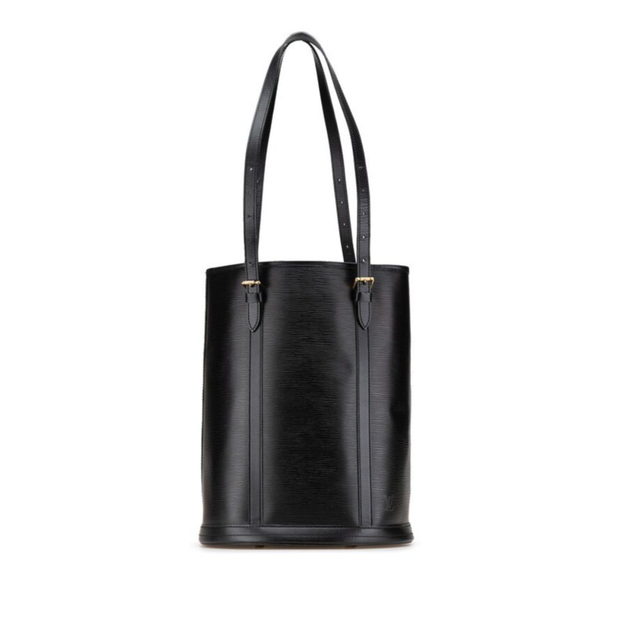 Louis Vuitton Black Noir Leather Shoulder Bag Tote Bag ( ) | Studio Nafay