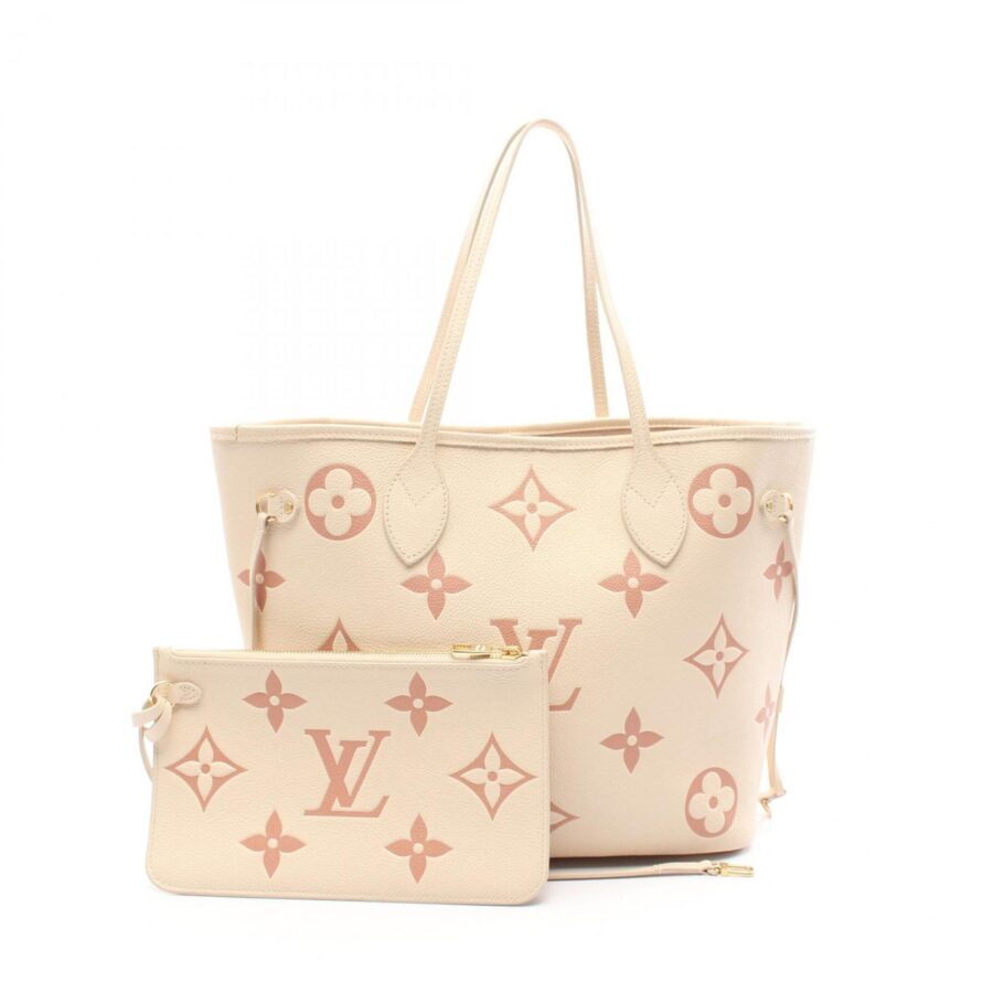 Louis Vuitton Beige Pink Leather Tote Bag ( ) | Studio Nafay