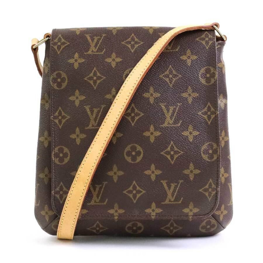 LOUIS VUITTON Diagonal Shoulder Bag Monogram Musette Salsa Long Canvas Brown Unisex | Studio Nafay