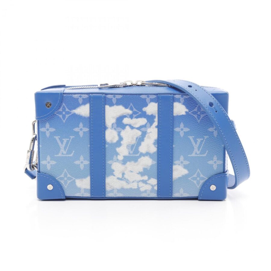 Louis Vuitton Coated Canvas Blue Shoulder Bags | Studio Nafay