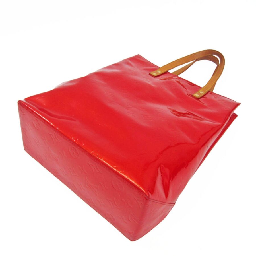 LOUIS VUITTON Monogram Vernis Reade MM Women's Handbag Rouge | Studio Nafay