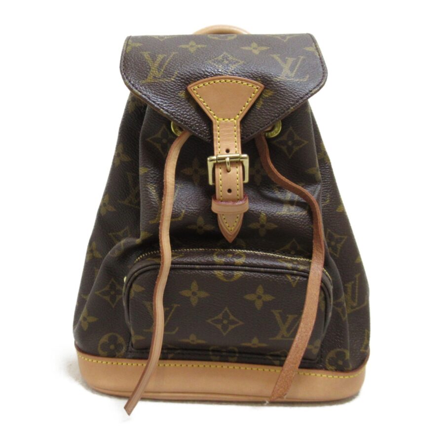 LOUIS VUITTON Mini Montsouris Rucksack Brown Monogram PVC coated canvas | Studio Nafay