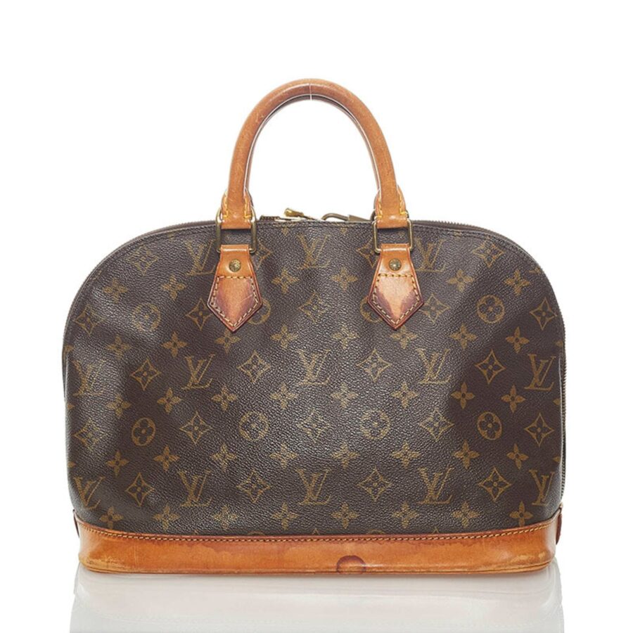 Louis Vuitton Monogram Old Alma PM Handbag Brown PVC Leather Ladies LOUIS VUITTON | Studio Nafay