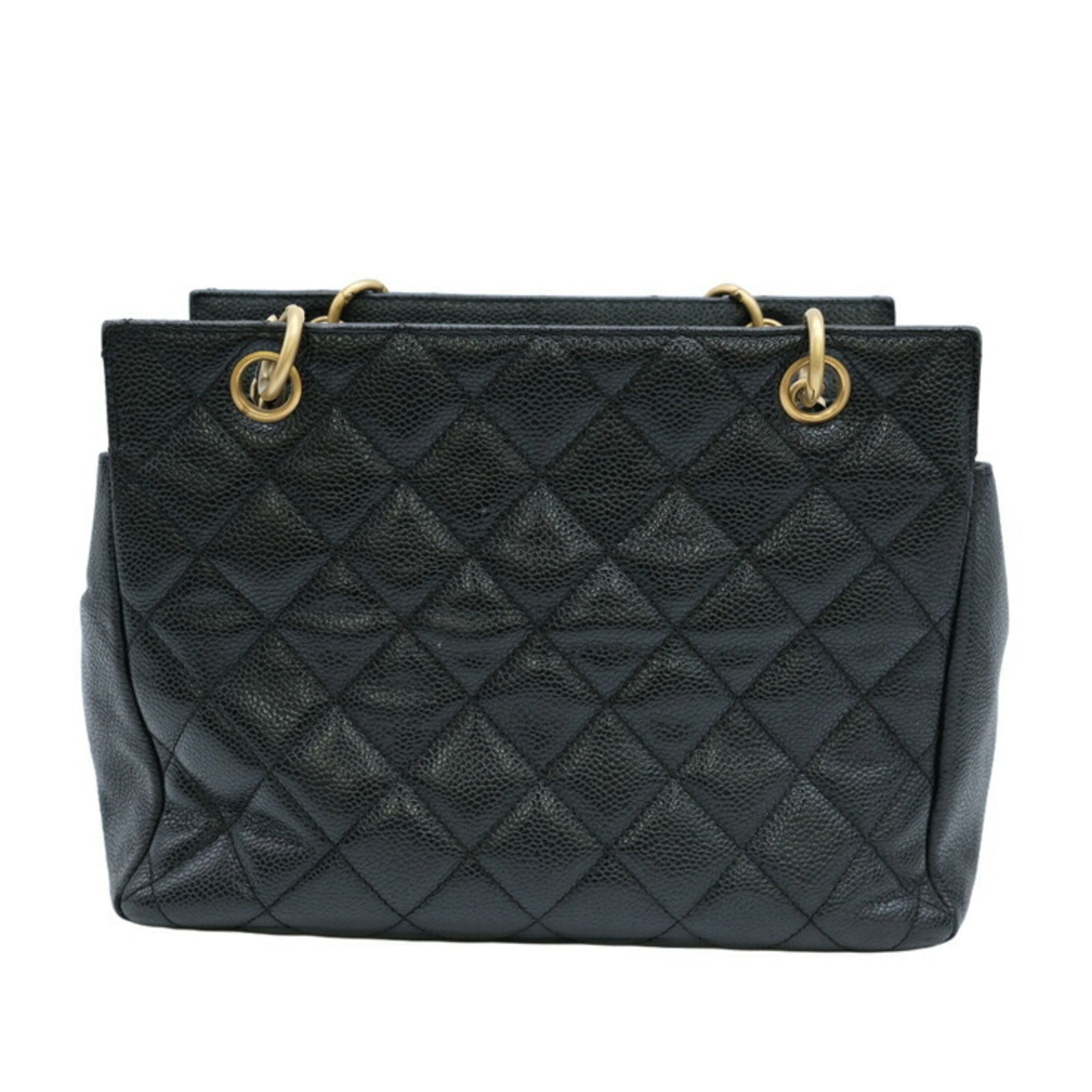 Chanel Caviar Leather Black Handbag 5