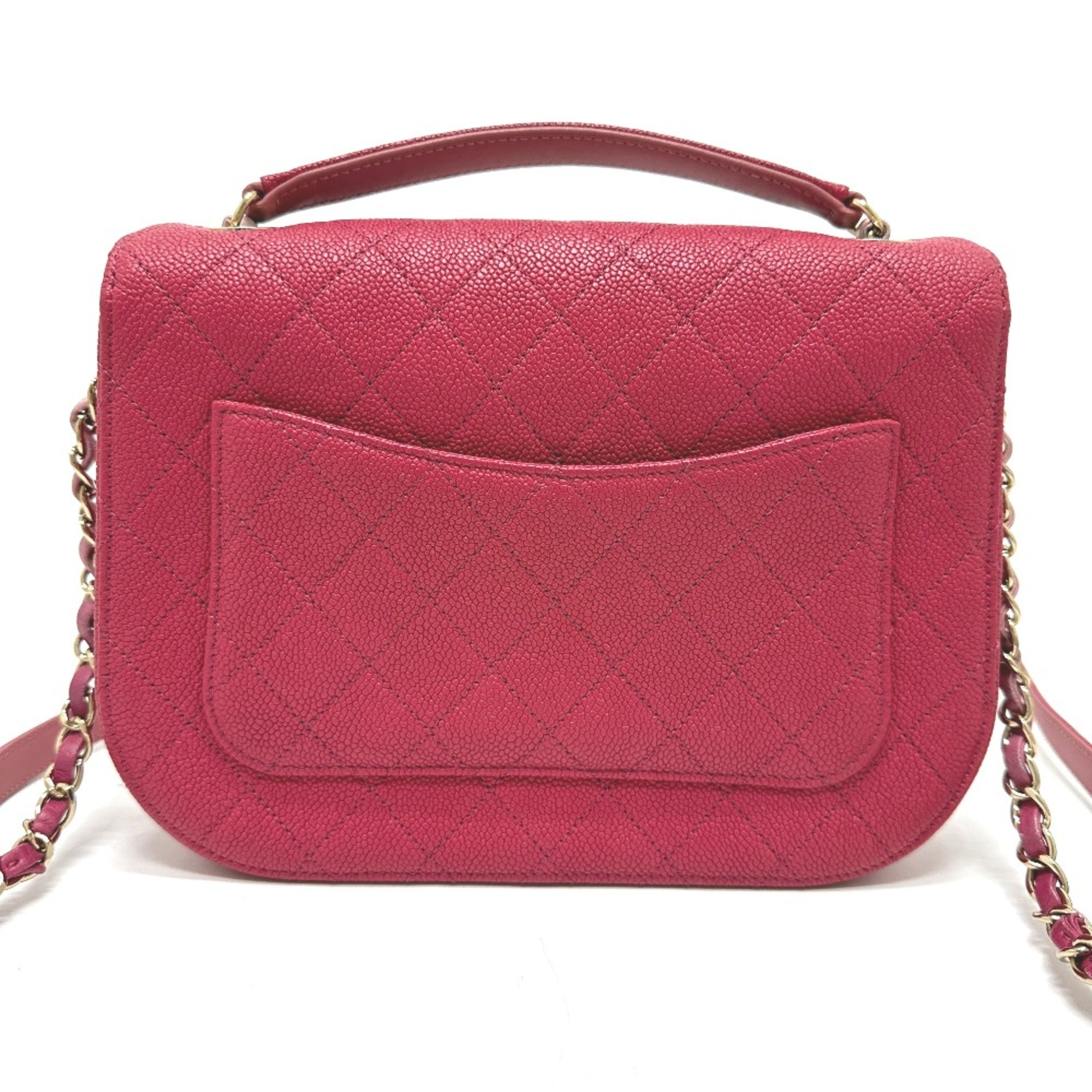 Chanel Leather Pink Shoulder Bag