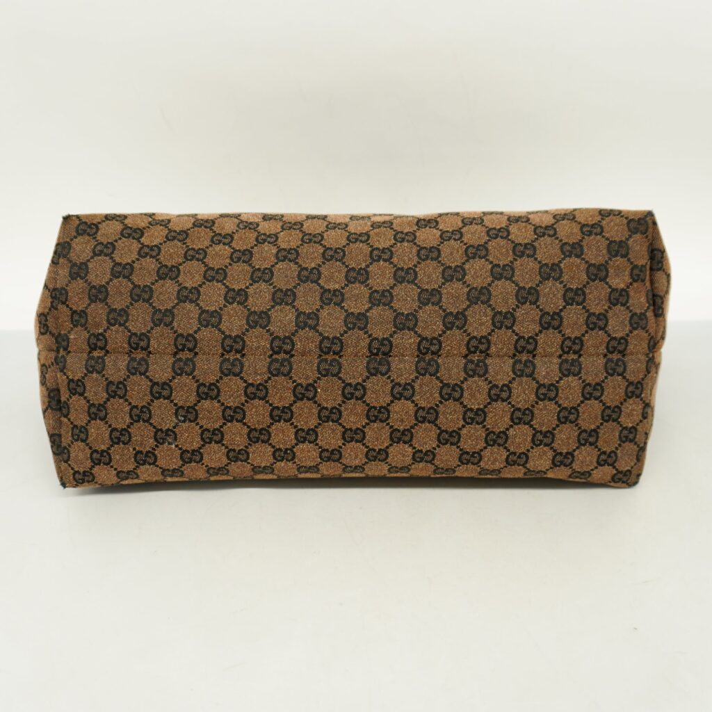 GUCCIAuth GG Canvas 130736 Women's GG Canvas Tote Bag Brown - Product Image 2