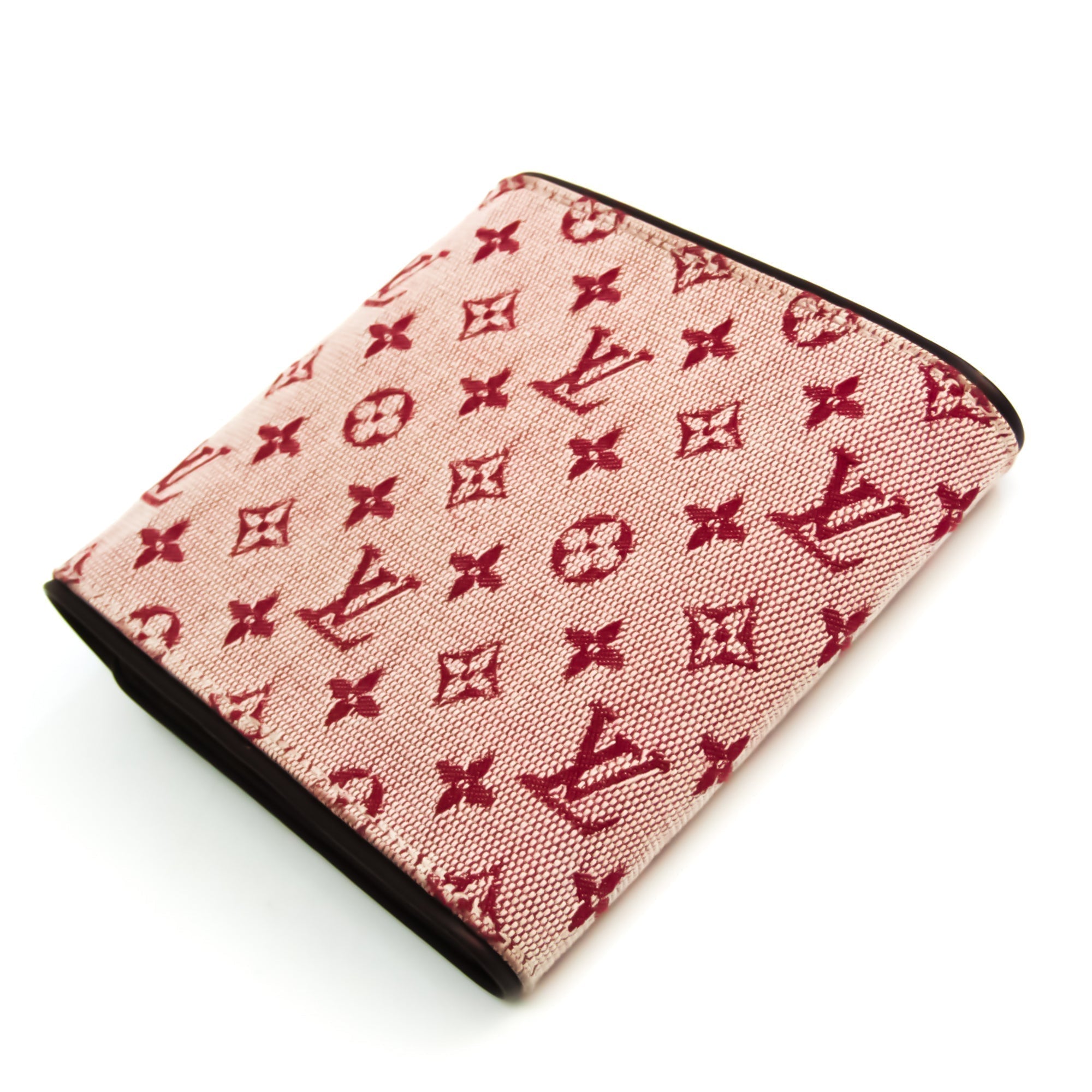 Louis Vuitton Monogram Mini Leather,Monogram Mini Wallet (tri-fold) Cerise