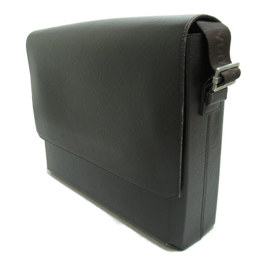 LOUIS VUITTON Fonzie Brown Dark brown Monogram / Grasse Calfskin [cowhide] - Product Image 2