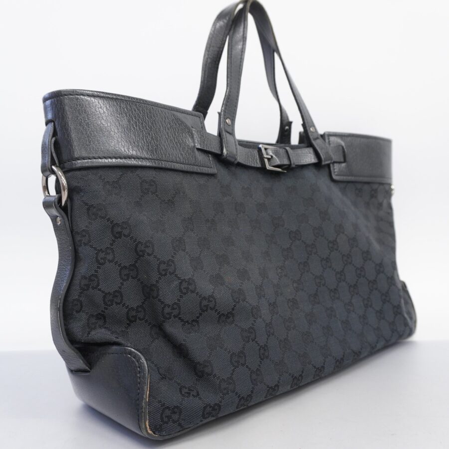 GUCCIAuth GG Canvas Tote Bag 106251 Women's Tote Bag Black | Studio Nafay