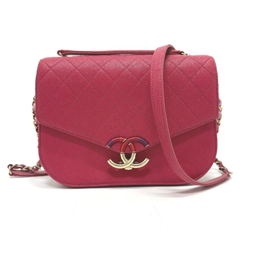 Chanel Leather Pink Shoulder Bag | Studio Nafay