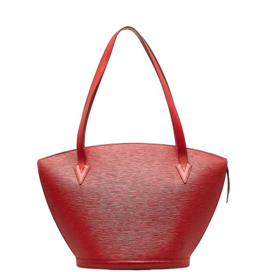 Louis Vuitton Castilian Red Leather Shoulder Bag Tote Bag ( ) | Studio Nafay
