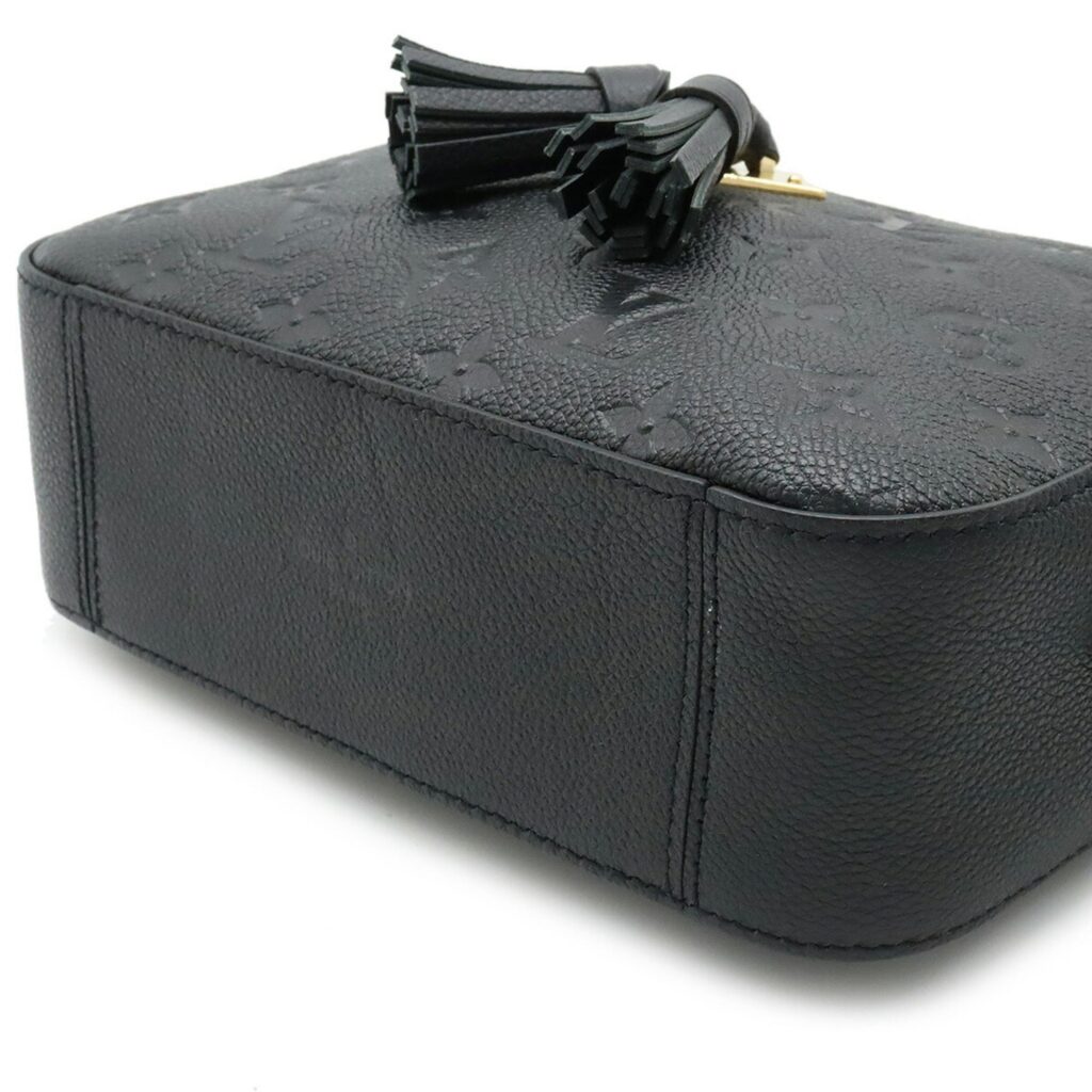 LOUIS VUITTON Monogram Empreinte Saintonges Shoulder Bag Tassel Leather Noir Black - Product Image 2