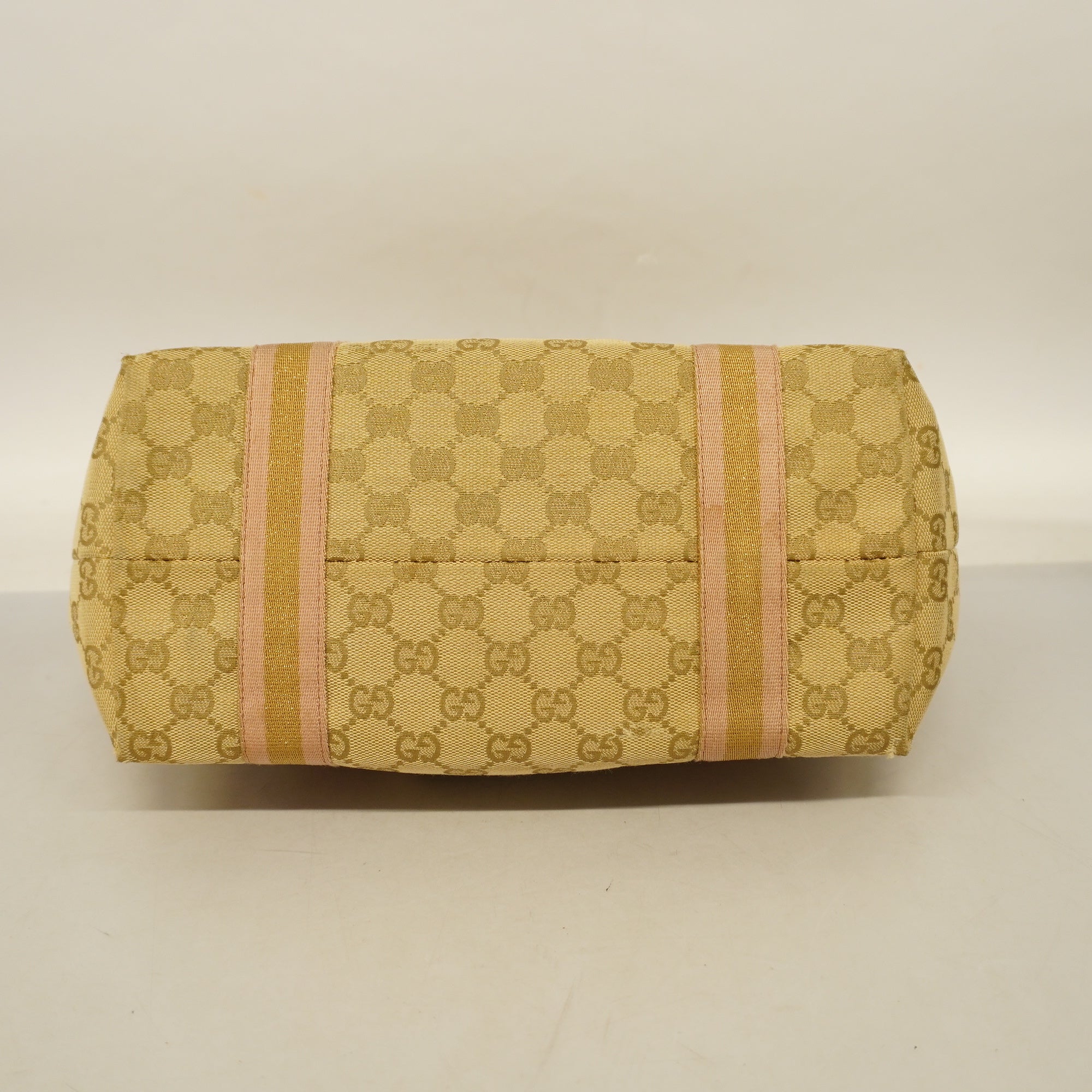 GUCCIAuth Sherry Line Tote Bag 137396 Women’s GG Canvas,Leather Beige,Gold