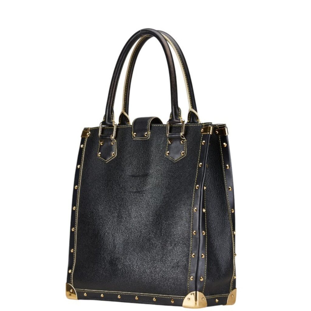 Louis Vuitton Black Noir Leather Handbag Tote Bag ( ) - Product Image 2