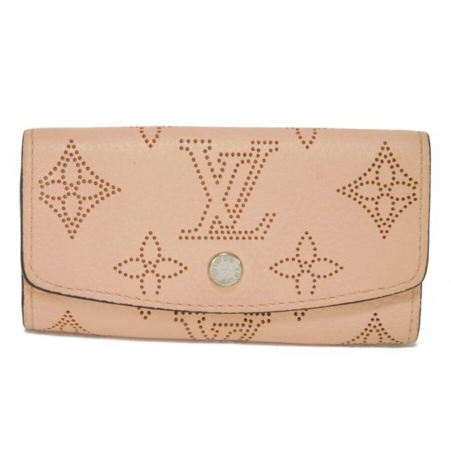 LOUIS VUITTON Key Case Multicle 4 Perforation Punching Snap Button Row Monogram Mahina Women's | Studio Nafay