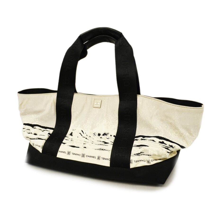 CHANEL Sport Tote Bag Nylon Tote Bag Black,Gray | Studio Nafay