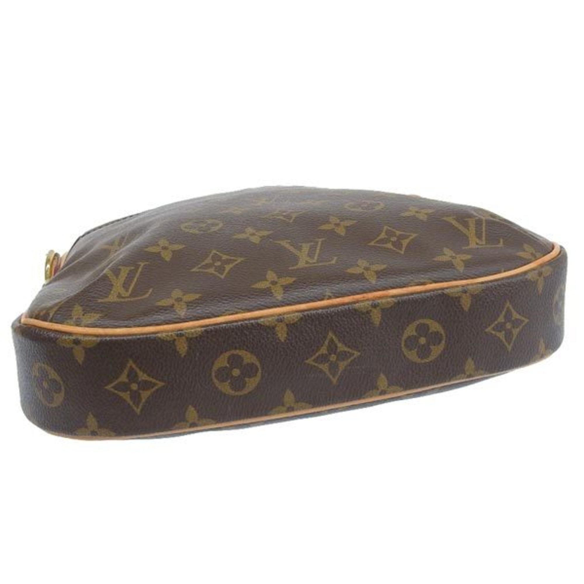 LOUIS VUITTON Monogram Odeon PM Shoulder Bag Brown Ladies
