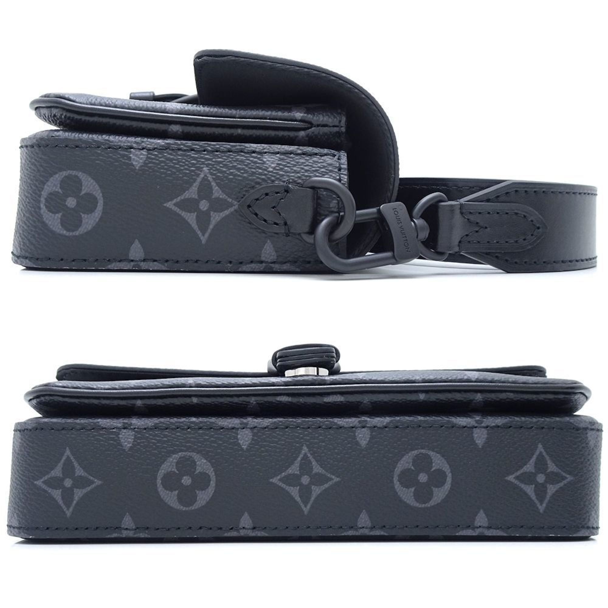Louis Vuitton Canvas Black Shoulder Bags