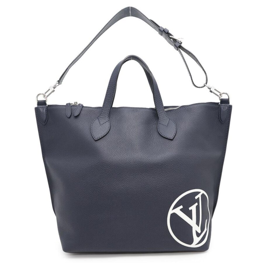 Louis Vuitton Blue Indigo Leather Tote Bag ( ) | Studio Nafay