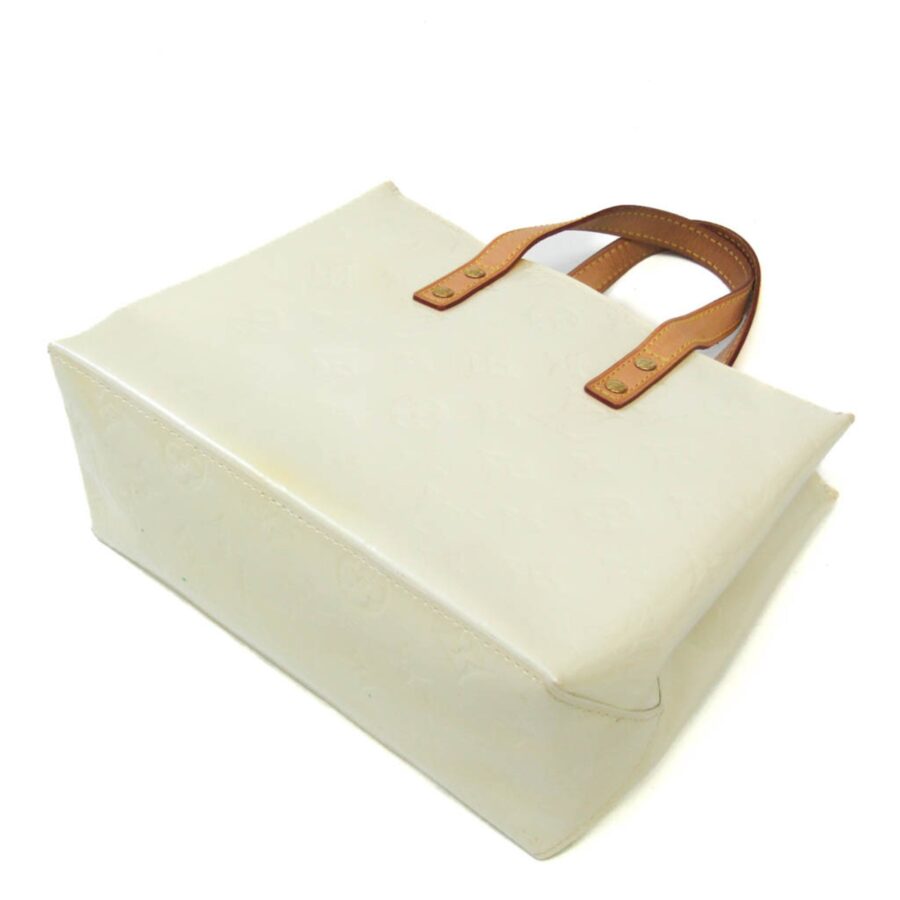 LOUIS VUITTON Monogram Vernis Reade PM Women's Handbag Pearl | Studio Nafay
