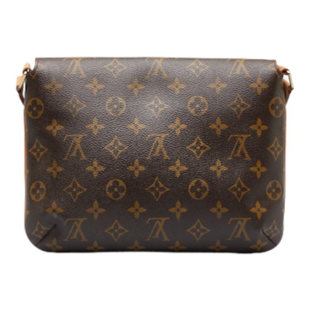 LOUIS VUITTON Monogram Musette Tango Long Shoulder Bag Brown PVC Leather Ladies - Product Image 2