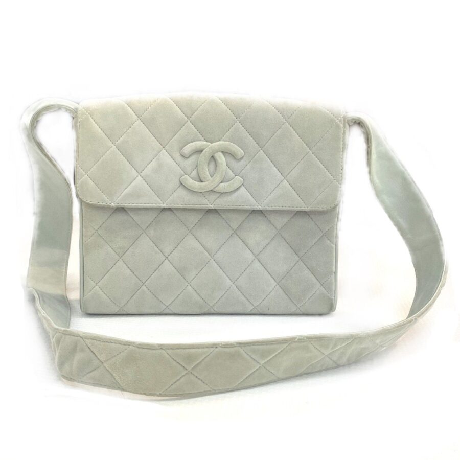 Chanel CC Mark bag shoulder flap Shoulder Bag Light blue gray Based | Studio Nafay