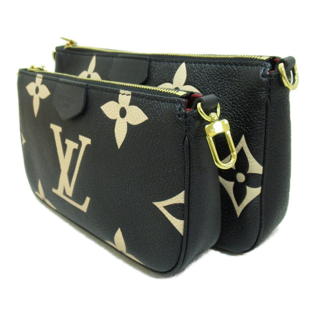LOUIS VUITTON Multi Pochette Accessoires Black Monogram empreinte leather - Product Image 2