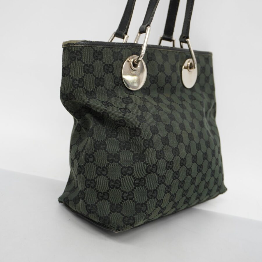GUCCIAuth Tote Bag 285585 Women's GG Canvas Handbag,Tote Bag Black,Khaki | Studio Nafay