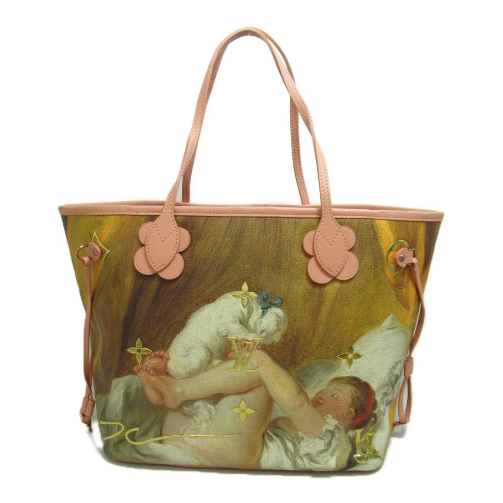 LOUIS VUITTON Fragonard Neverfull MM Pink Masters collection PVC coated canvas - Product Image 2
