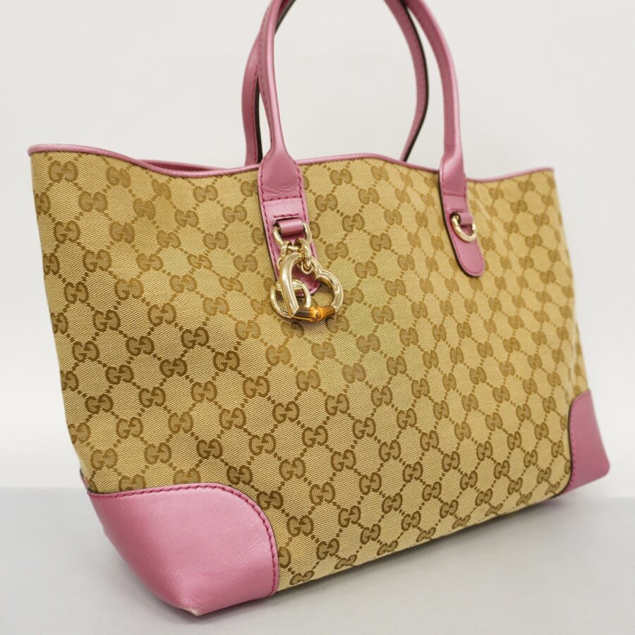 GUCCIAuth GG Canvas Tote Bag 269956 Women's Tote Bag Beige,Pink | Studio Nafay
