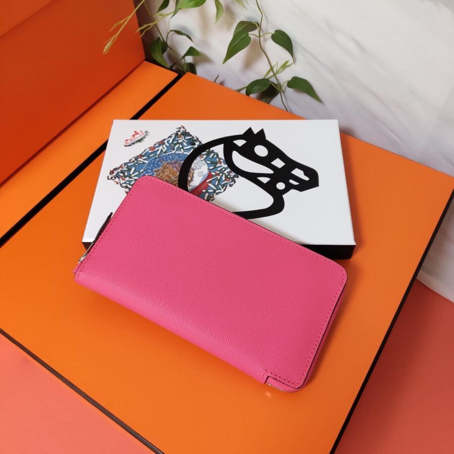 HM Zipper Wallet 20 Pink Epsom | Studio Nafay