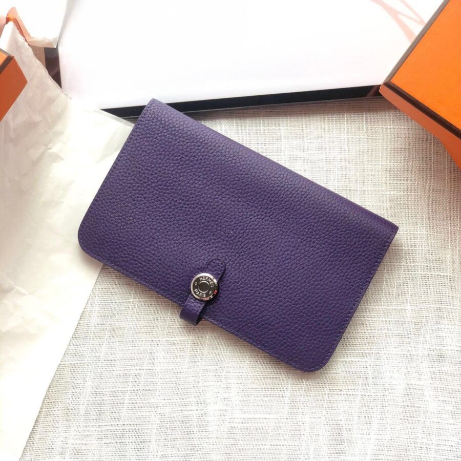HM Dogon Wallet 20 Purple Togo Shw | Studio Nafay