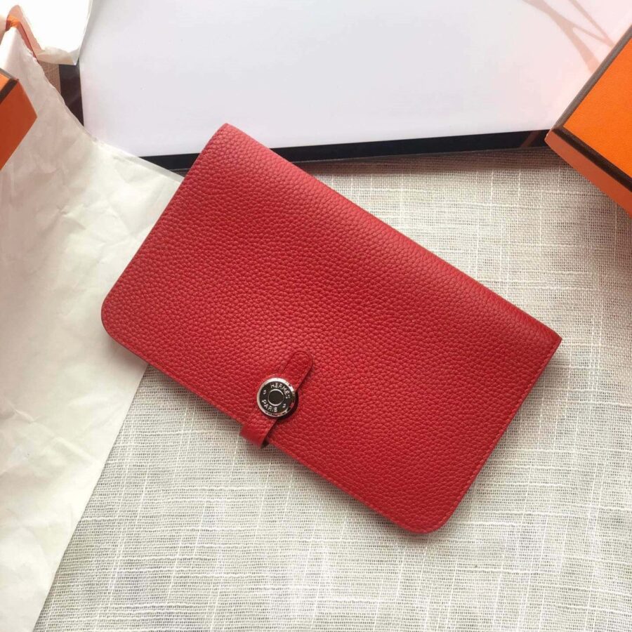 HM Dogon Wallet 20 Red Togo Shw | Studio Nafay