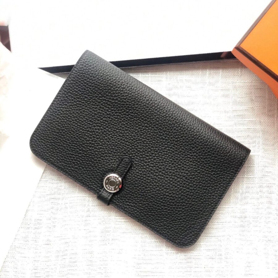 HM Dogon Wallet 20 Black Togo Shw | Studio Nafay