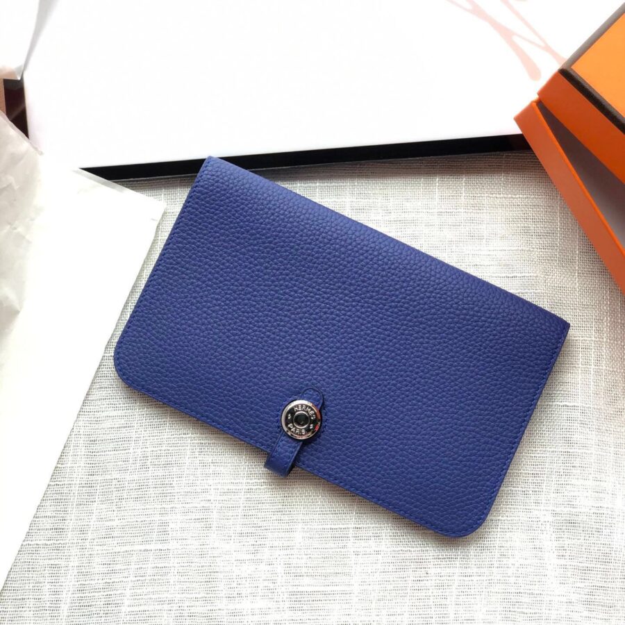 HM DOGON WALLET 20 AZURE CALFSKIN | Studio Nafay