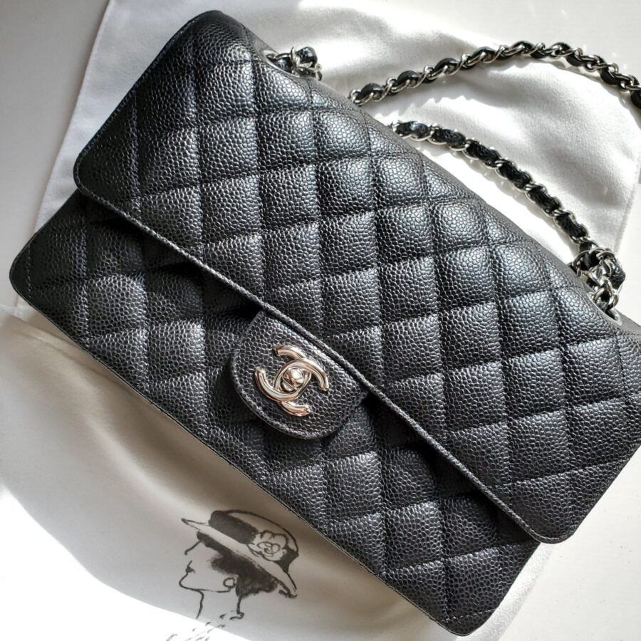 Chanel Classic Medium Double Flap Caviar Bag | Studio Nafay