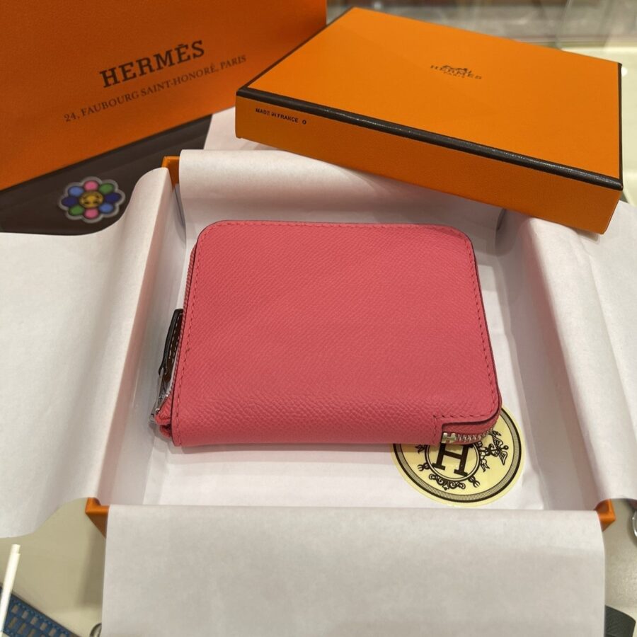 HM Compact Wallet 11.5 Dark Pink Epsom | Studio Nafay