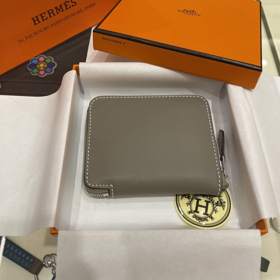 HM Compact Wallet 11.5 Brown Epsom | Studio Nafay