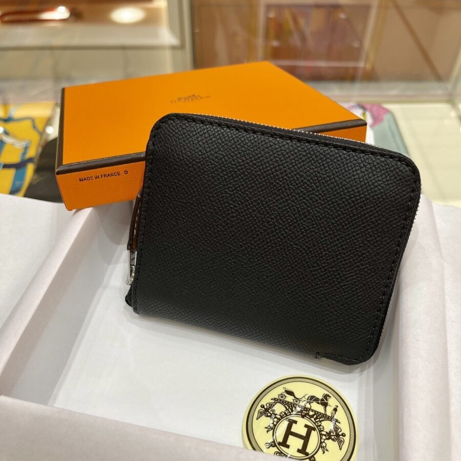HM Compact Wallet 11.5 Black Epsom | Studio Nafay