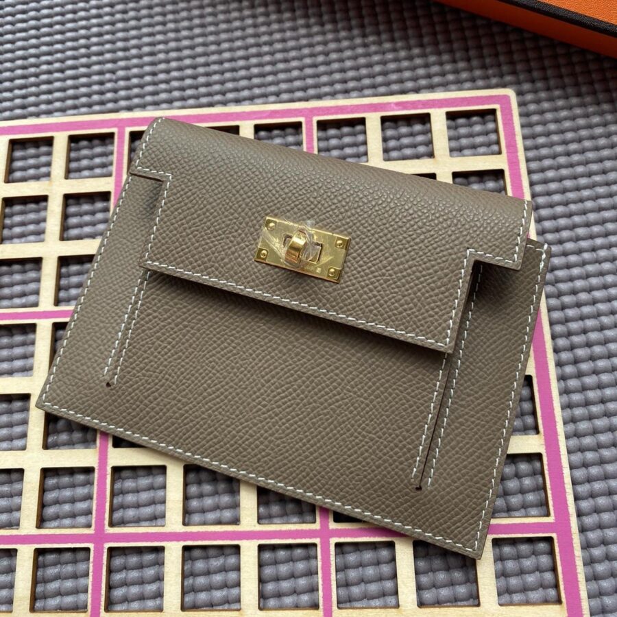 HM Kelly Pocket 13.5 Brown Epsom Ghw | Studio Nafay