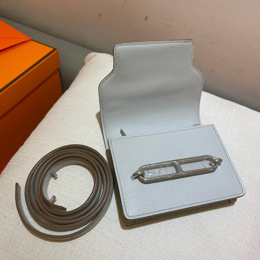 HM RoulisSlim Wallet 12.7 White Calfskin Shw | Studio Nafay
