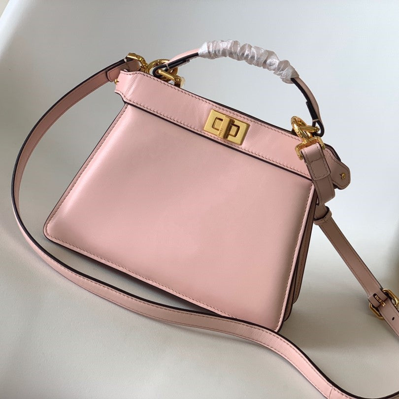 Peekaboo ISeeU Petite 20 Bag Pink Lambskin Ghw | Studio Nafay