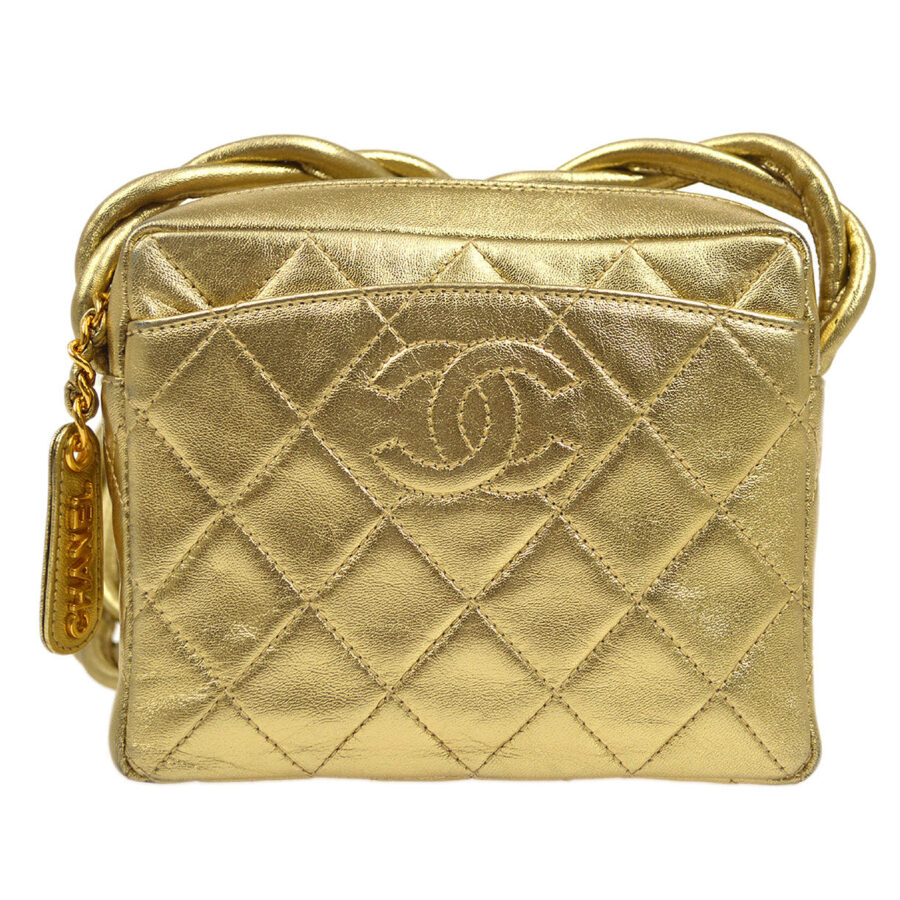 Chanel Mini Lambskin Gold Crossbody 2 | Studio Nafay