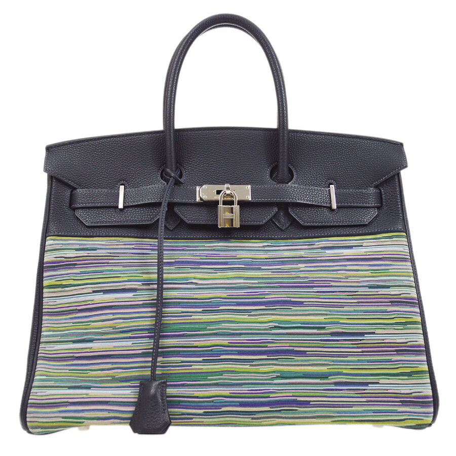 HERMES BIRKIN 35 Blue Indigo Vibrato Togo | Studio Nafay
