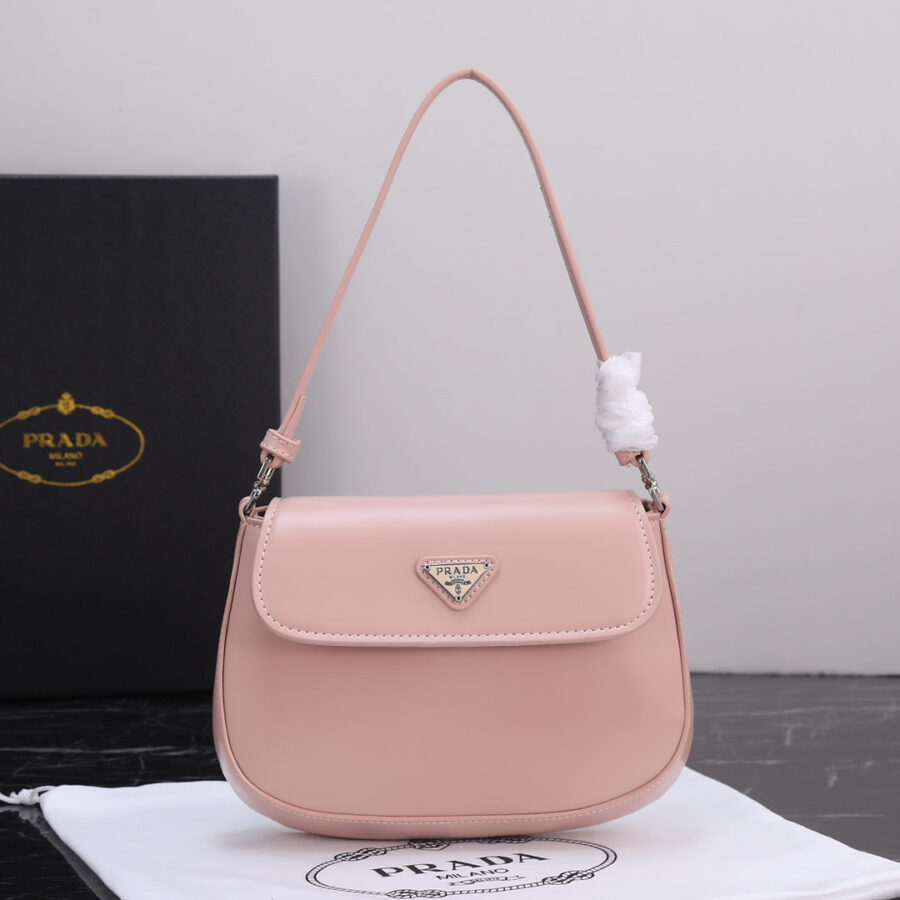 PRA 23 BAG IN LIGHT PINK CALFSKIN SILVER HARDWARE | Studio Nafay