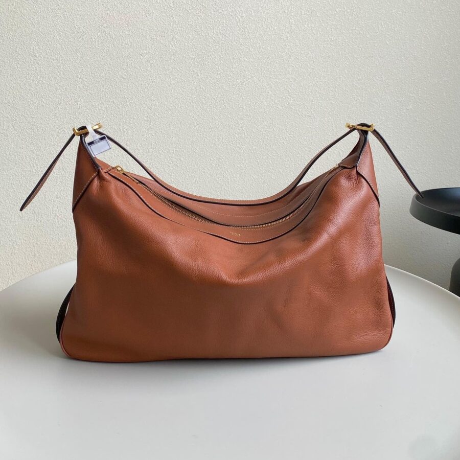 ROMY UNDERARM BAG 43 RUST ORANGE CALFSKIN | Studio Nafay