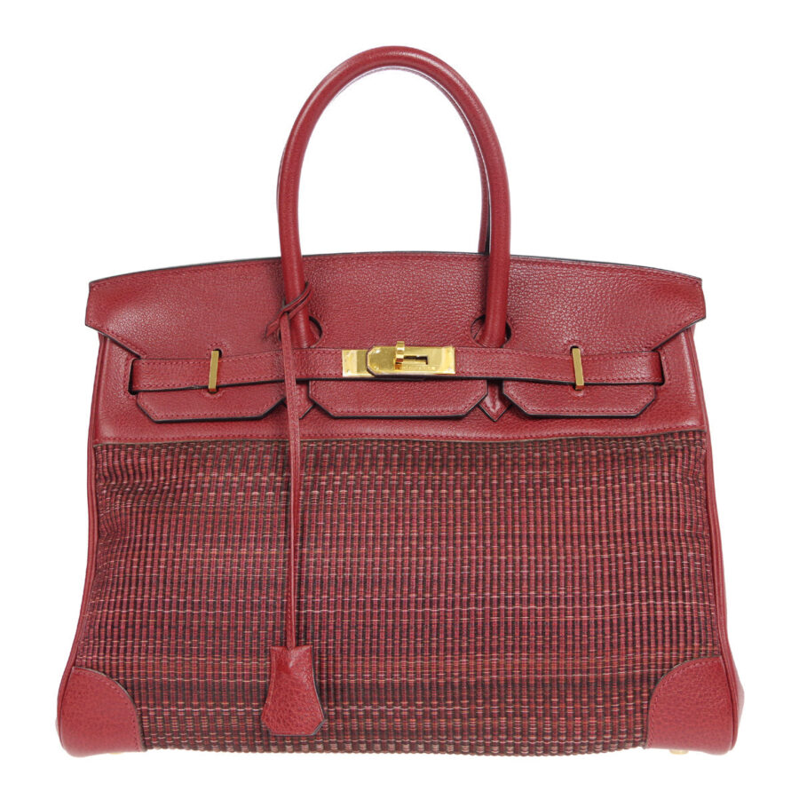 HERMES Birkin 35 Crinoline Rouge | Studio Nafay